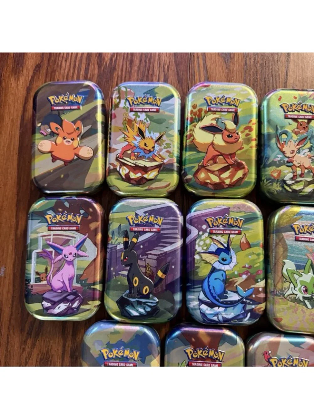 Pokemon Mini Tins Empty Lot of 13 - No Cards No Packs - Great Condition